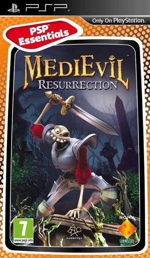 MediEvil Resurrection Ess. (cover & boekje in het Italiaans), Games en Spelcomputers, Games | Sony PlayStation Portable, Avontuur en Actie