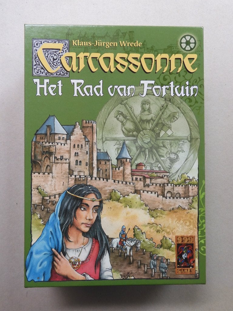 999 Games - Spel Carcassonne - Het rad der fortuin - Nieuw, Drie of vier spelers, Ophalen of Verzenden, Nieuw, 999 games
