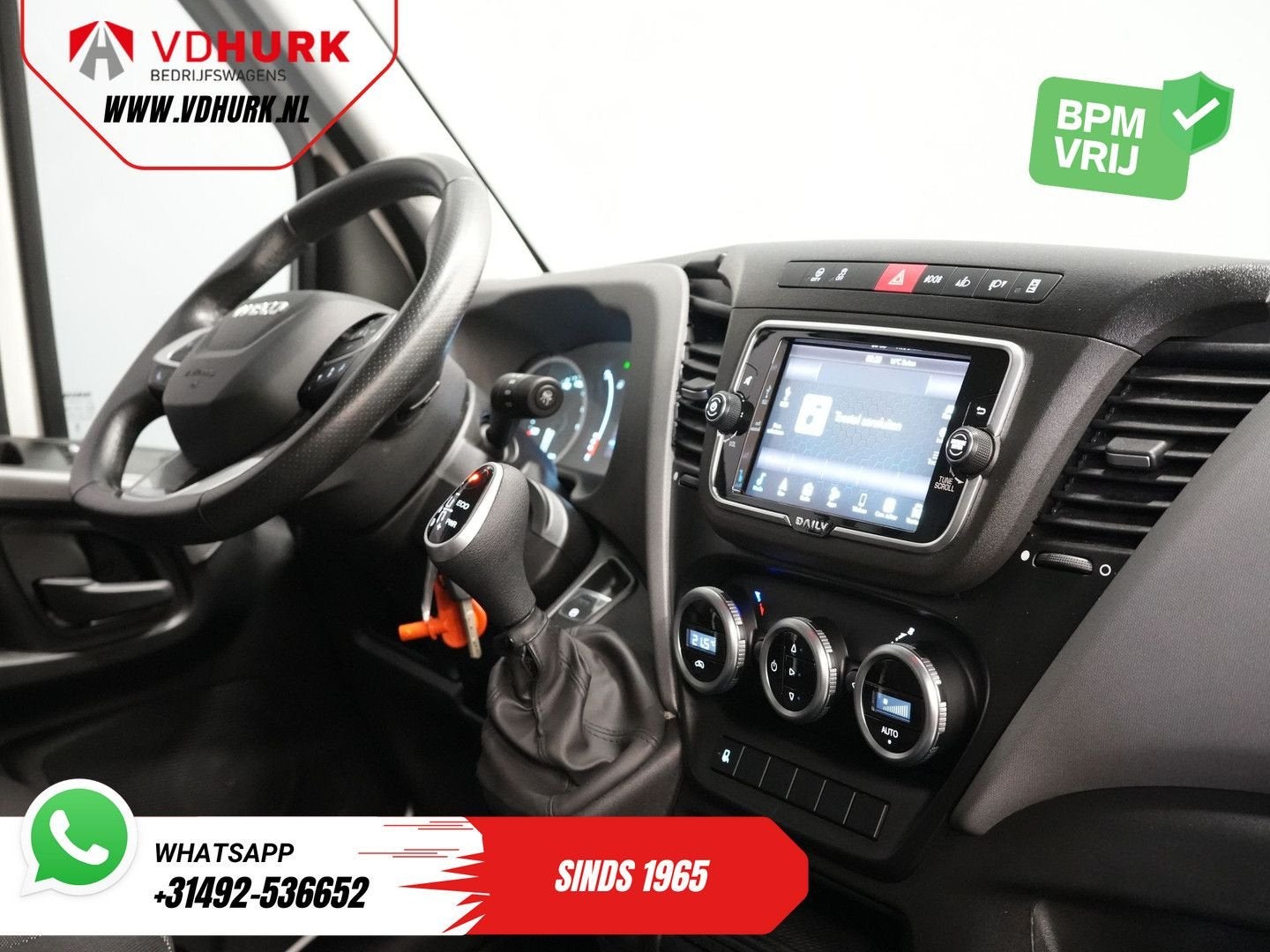 Iveco Daily 35S18HV 3.0 Aut. ZF BPM VRIJ! Bakwagen Laadklep/, Automaat, Iveco, Wit, Bedrijf