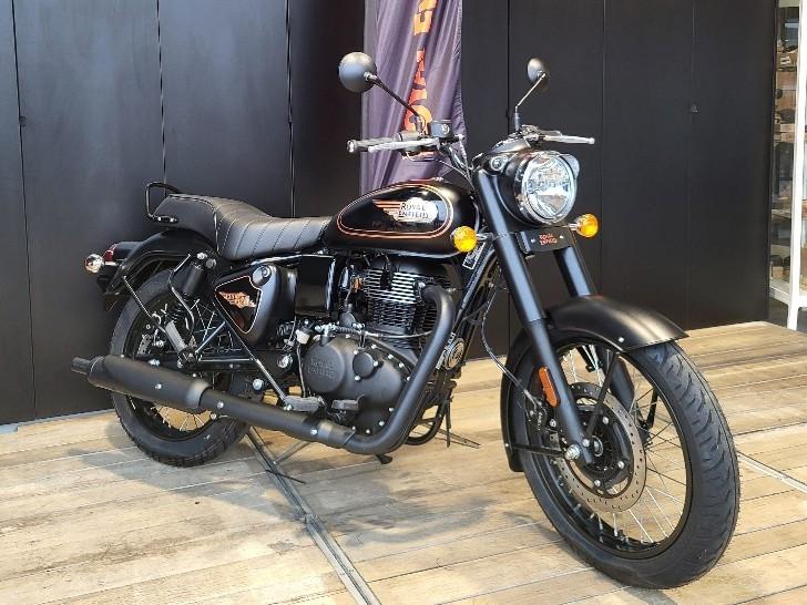 Royal Enfield Bullet 350 Premium Black Gold, Motoren, Bedrijf, Overig, Minimaal motorrijbewijs A2, Handgeschakeld