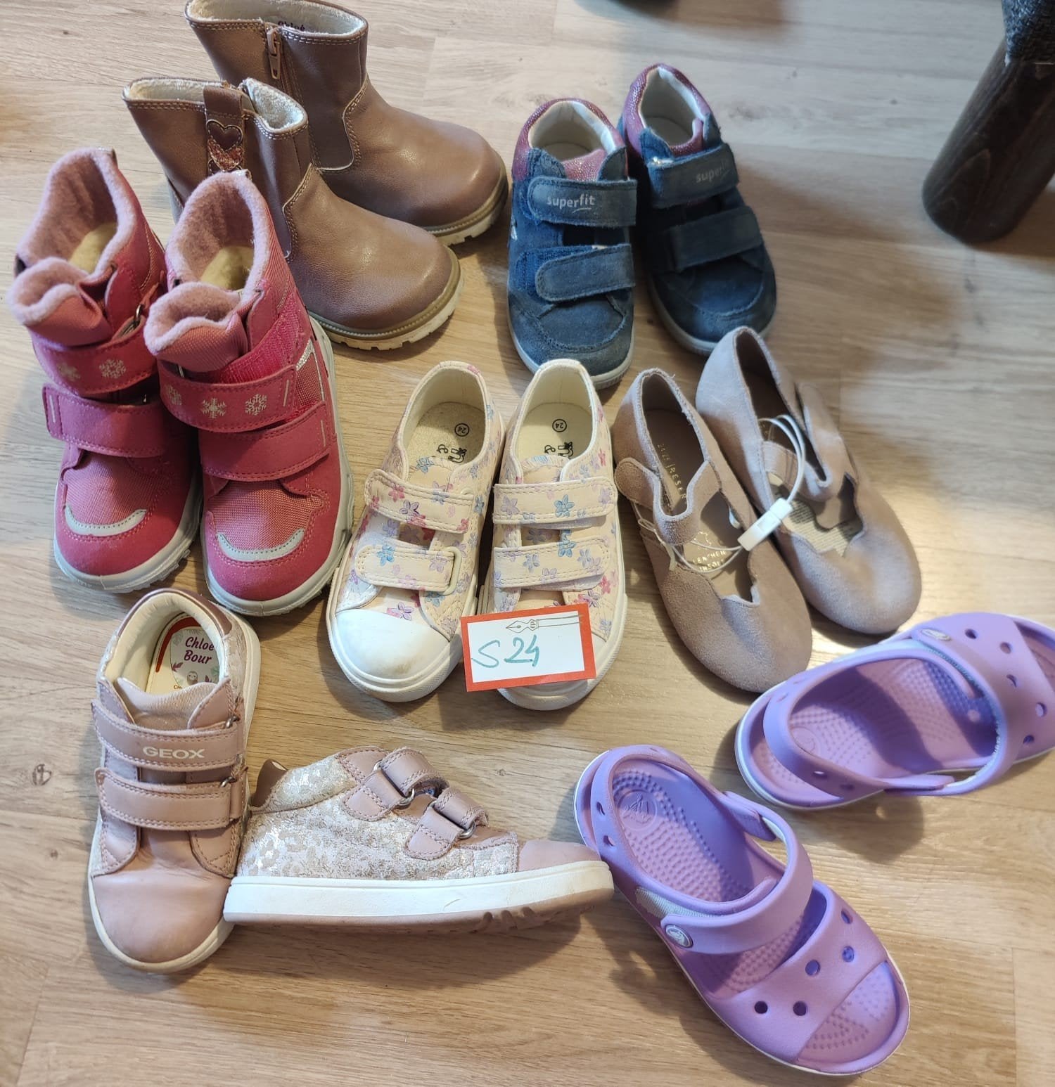 Lot chaussures fille taille 24, Enlèvement, Fille, Chaussures