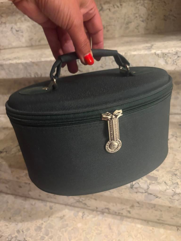 BALMAIN beautycase donkergroen - nieuw, Ophalen of Verzenden, Nieuw