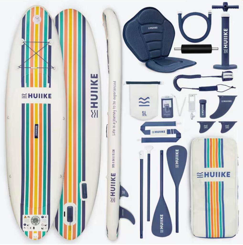 Oplaasbaar Supboard HUIKE, Watersport en Boten, Suppen, Ophalen, Zo goed als nieuw