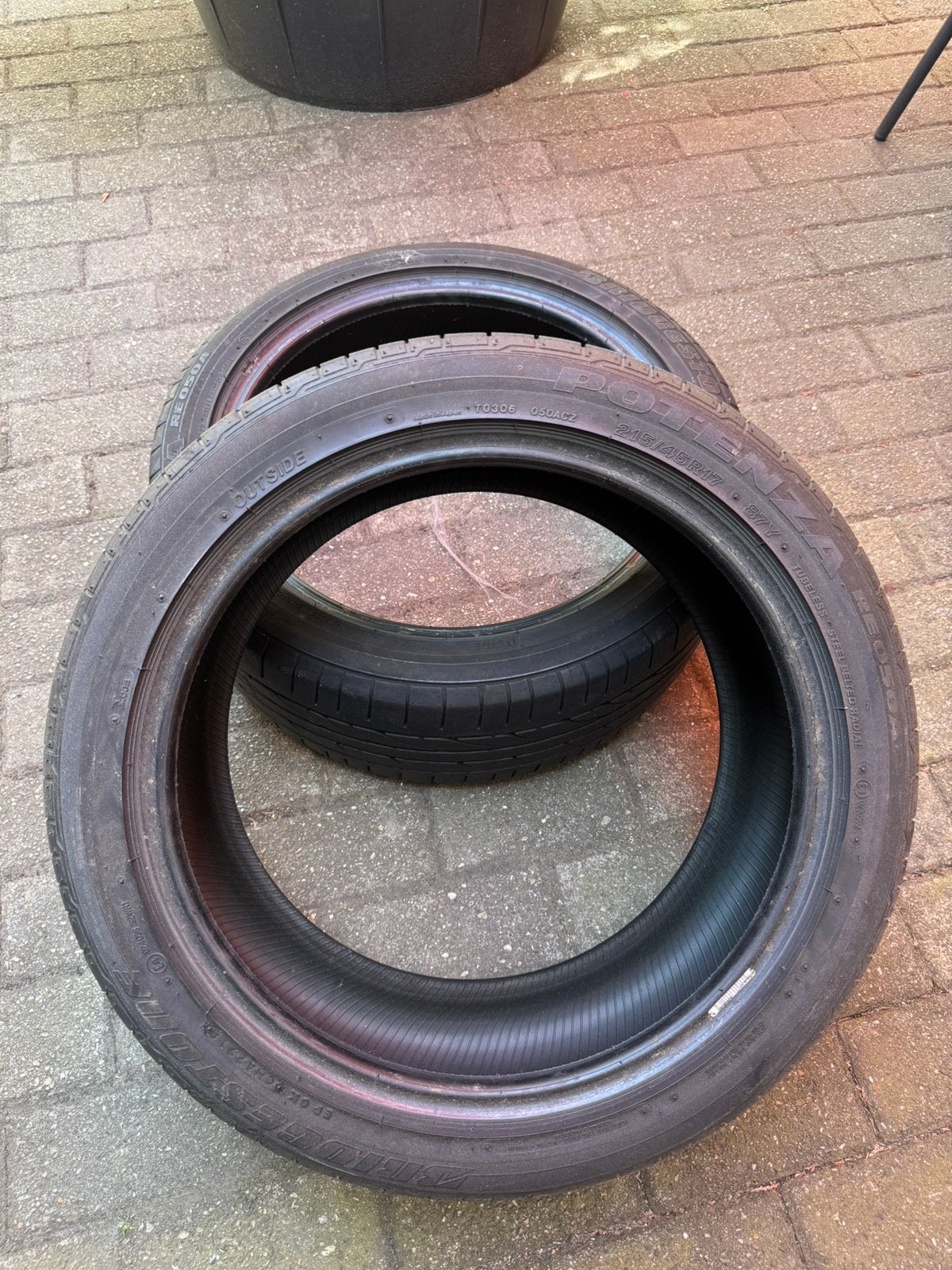 Pneus d'été Bridgestone Potenza 215/45R17, Enlèvement, Pneus été, Pneu(s)