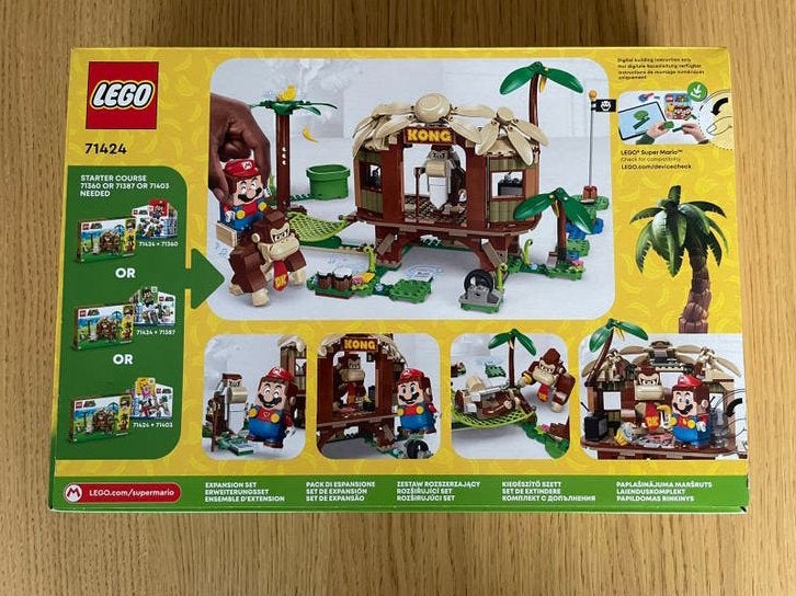 LEGO 71424 Donkey Kong’s Tree House SUPER MARIO nieuw SEALED, Verzenden, Nieuw, Lego