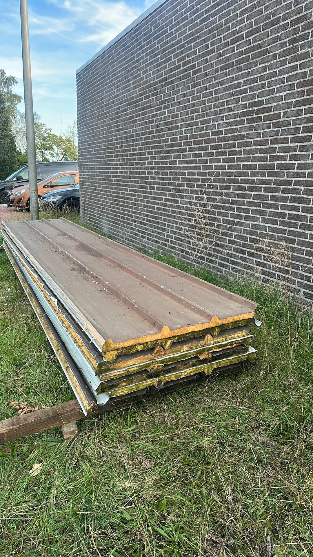 Sandwich panelen, Doe-het-zelf en Bouw, Ophalen, Gebruikt