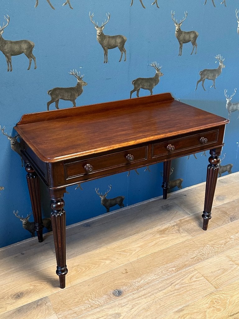 Antieke mahonie wandtafel, Verzenden