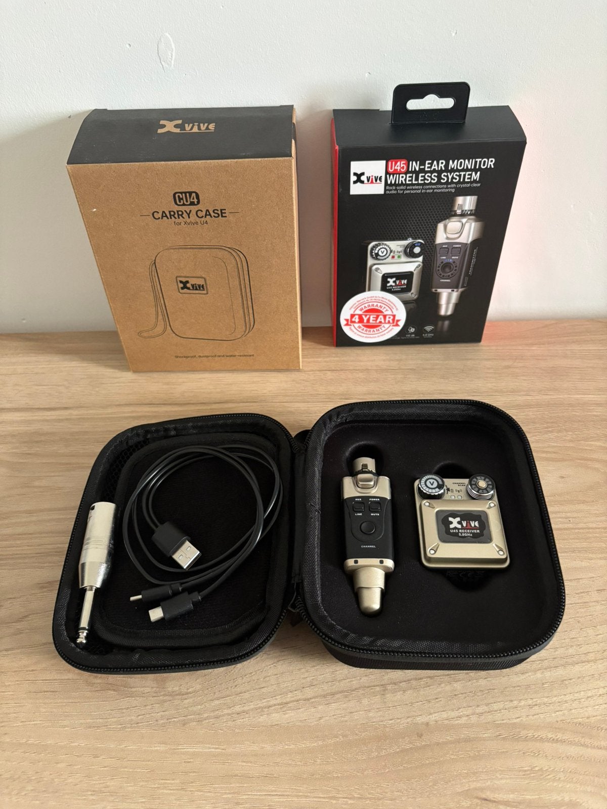 Xvive u45 wireless in ear monitor system NIEUW!, Muziek en Instrumenten, Ophalen of Verzenden, Nieuw