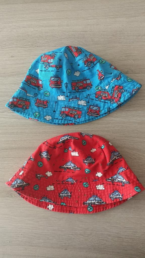 2 chapeaux de soleil en coton de 7 à 10 m, Enfants & Bébés, Vêtements de bébé | Casquettes & Chapeaux, Garçon, Enlèvement ou Envoi