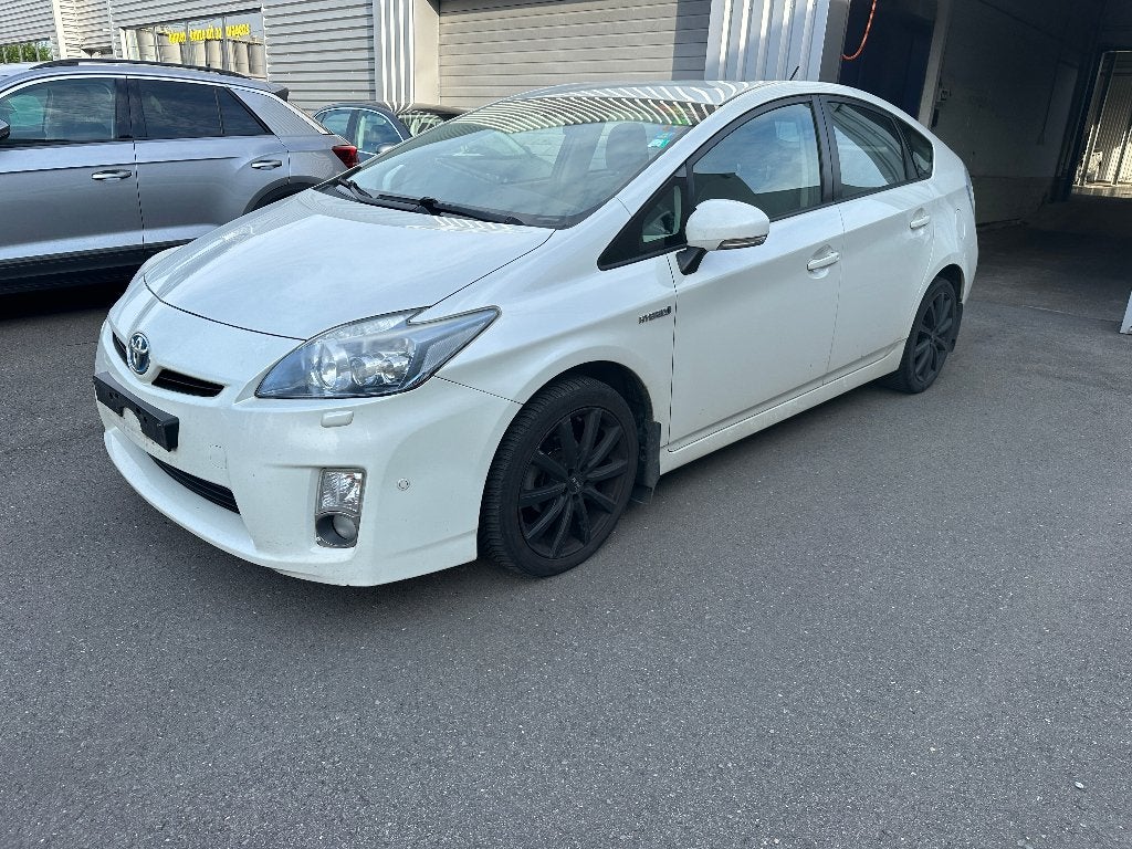 Toyota Prius, 1.8 benzine + elektrisch, hybride, AUTOMAAT, Euro 5, Stof, 4 cilinders, Wit