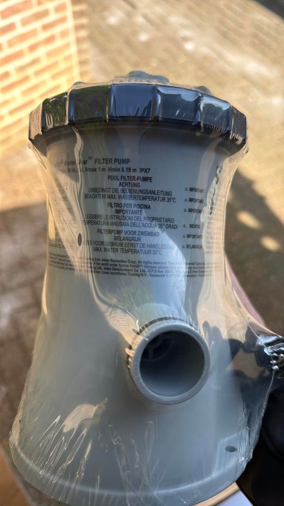 Intex zwembadpomp nieuw model 602G, Tuin en Terras, Ophalen, Zo goed als nieuw, Zwembadpomp