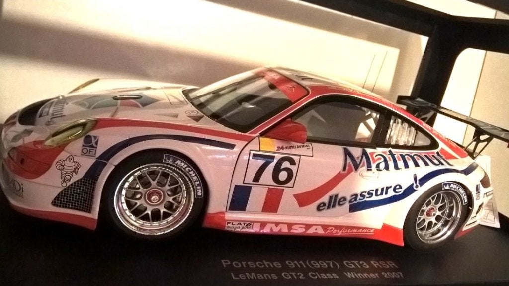 1/18 porsche 997 GT3 RSR GT2 Class Winner 24hrs Du Mans 2007, Enlèvement ou Envoi, Neuf, Voiture, Autoart