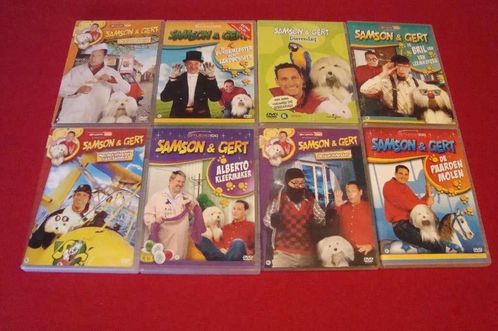 22 dvd's samson & gert, Cd's en Dvd's, Dvd's | Kinderen en Jeugd, Ophalen of Verzenden