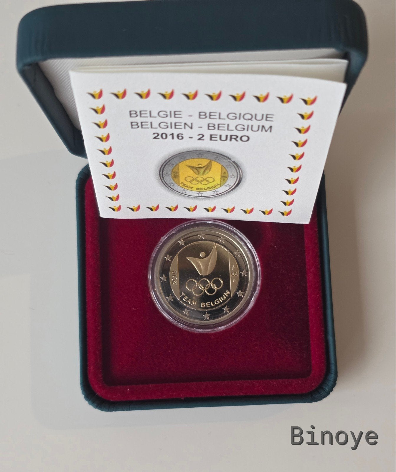 2 Euro Belgique 2016 BE Team Belgium Coffret, Enlèvement ou Envoi, Belgique, 2 euros, Or