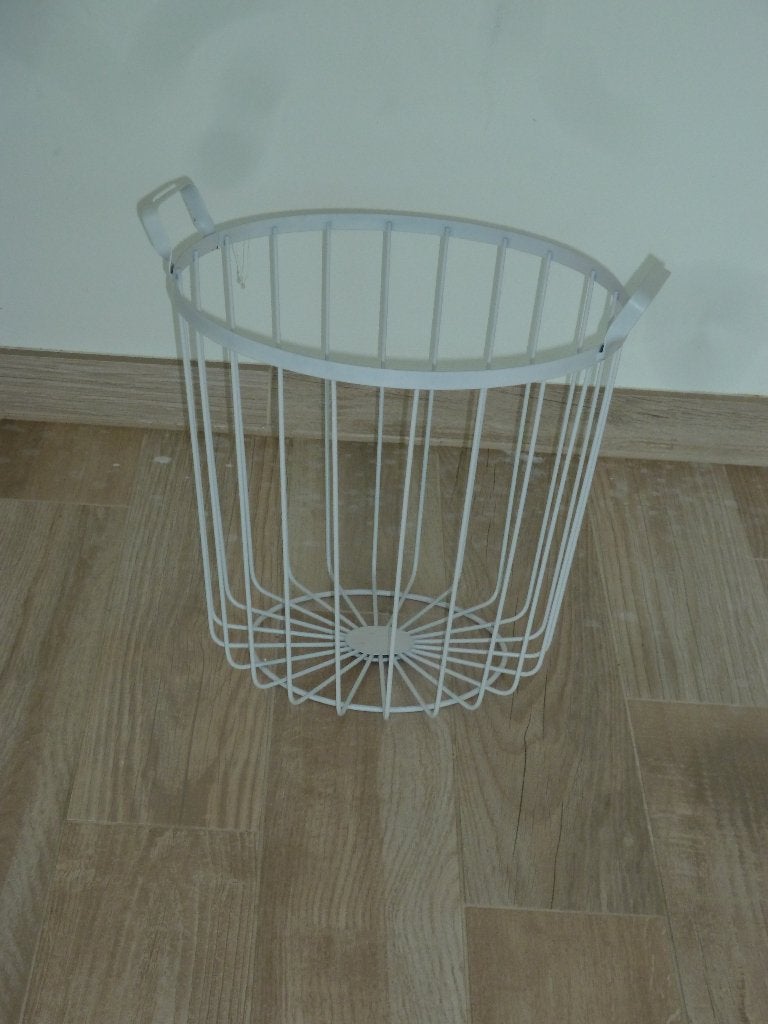 Manne à linge en métal, IKEA, Enlèvement, Utilisé, Panier à linge