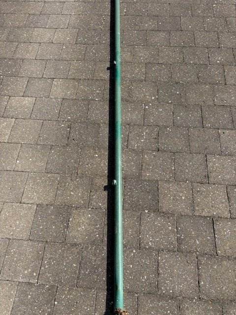 Metalen Tuinpaal - Ronde Paal - Groen- D40mm x 200cm, Tuin en Terras, Palen, Balken en Planken, Ophalen, Nieuw, 180 tot 250 cm