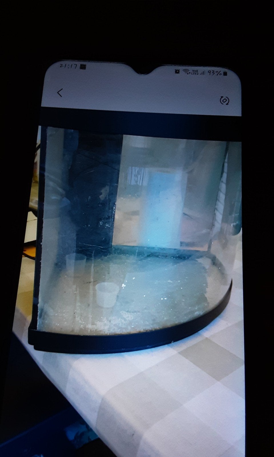 aquarium in hoek, Dieren en Toebehoren, Ophalen, Gebruikt