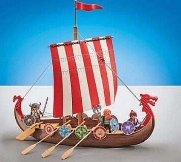 Playmobil Vikingschip 4891 met 3 vikings nieuw, Kinderen en Baby's, Ophalen of Verzenden, Nieuw
