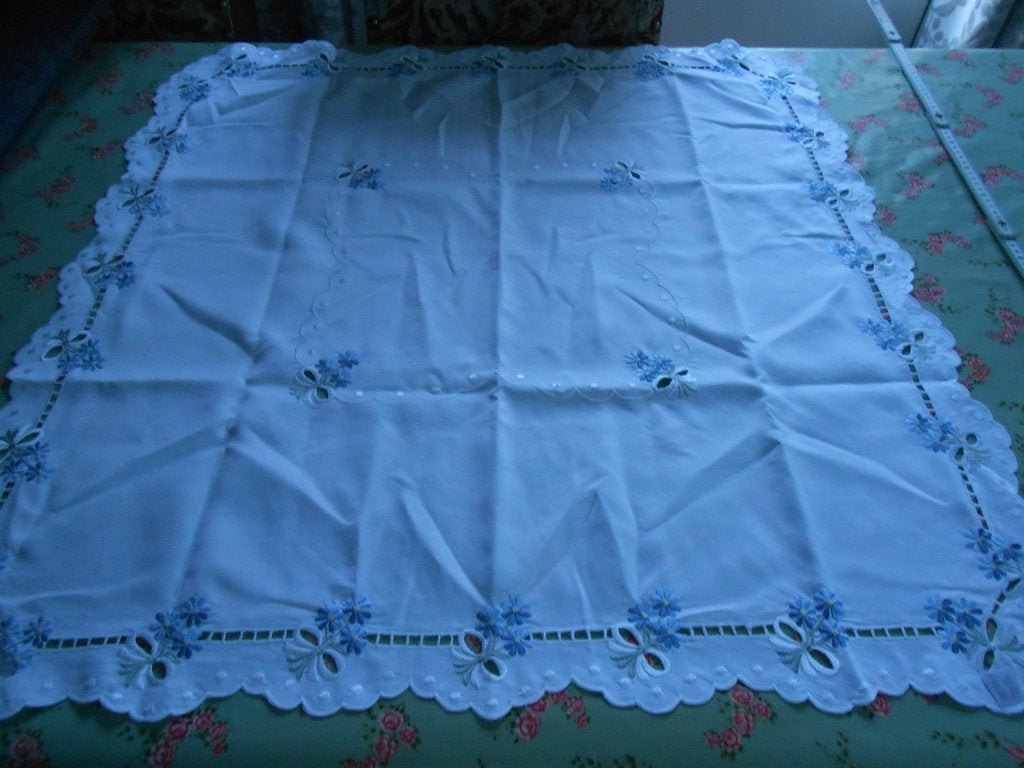 vintage geborduurd tafelkleedje, Ophalen of Verzenden, Geborduurd