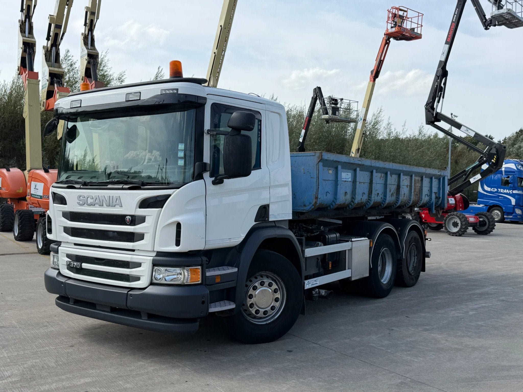 Scania P370 6x4 KETTINGSYSTEEM EURO6, Autos, Achat, Euro 6, Autres carburants, Automatique