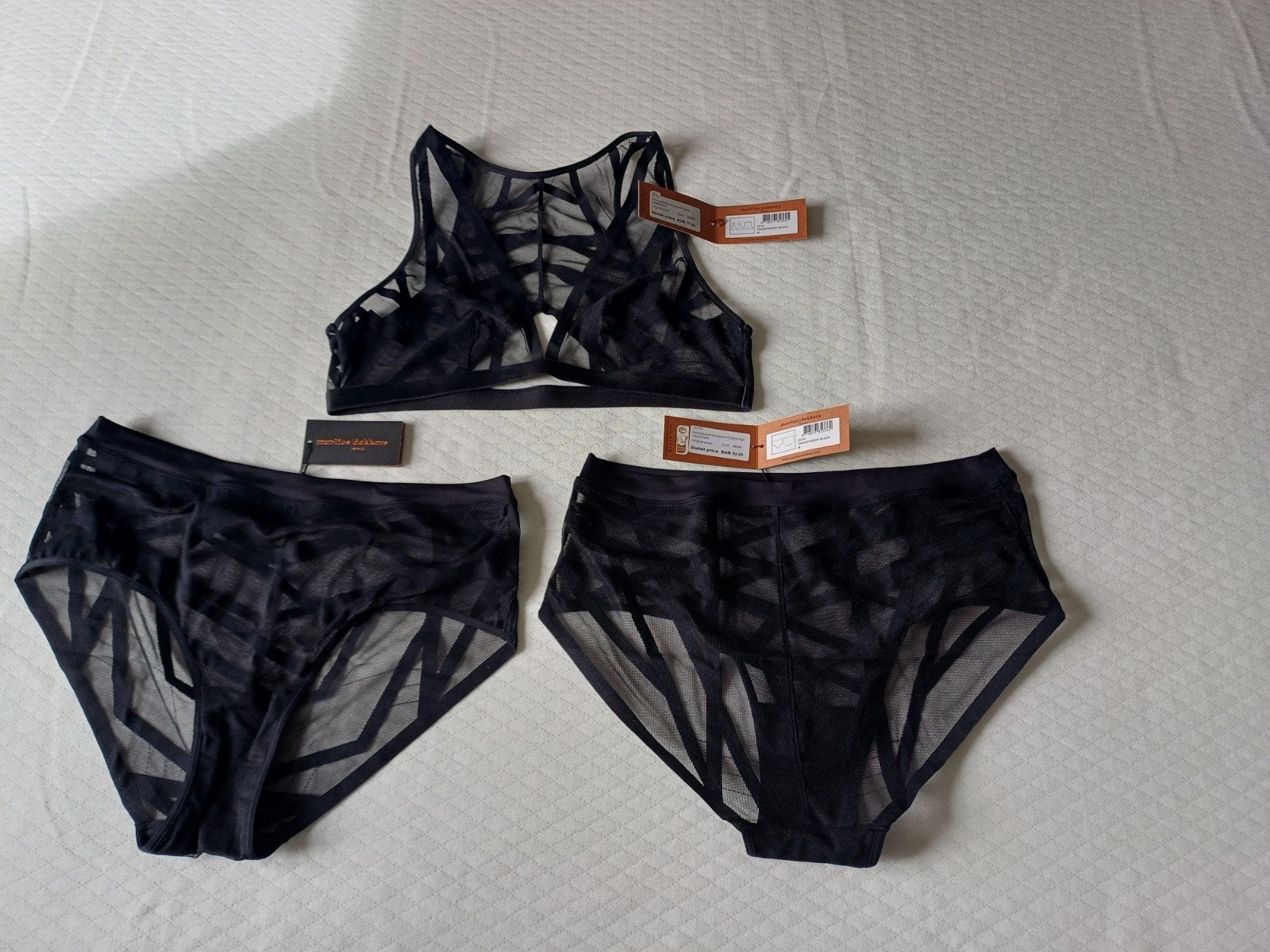 NIEUW zwart setje Marlies Dekkers maat M, Marlies Dekkers, Ophalen of Verzenden, Zwart, Setje