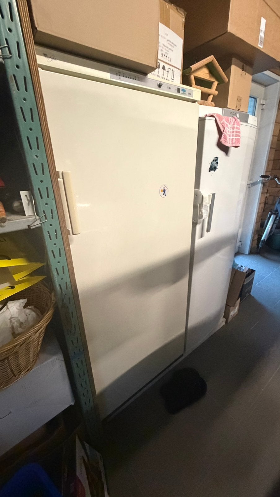Grote staande Diepvries, Elektronische apparatuur, Koelkasten en IJskasten, Ophalen, Gebruikt
