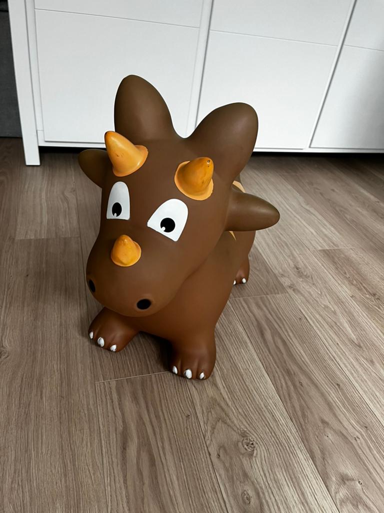 Springdier dino, Ophalen, Zo goed als nieuw