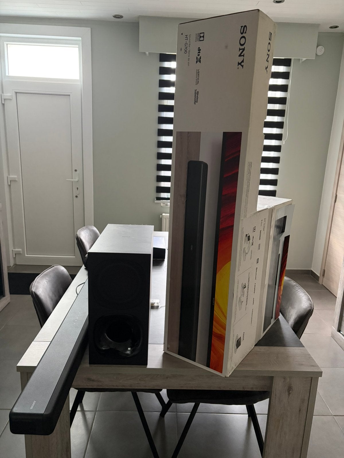 Sony HT-G700 Soundbar, Ophalen