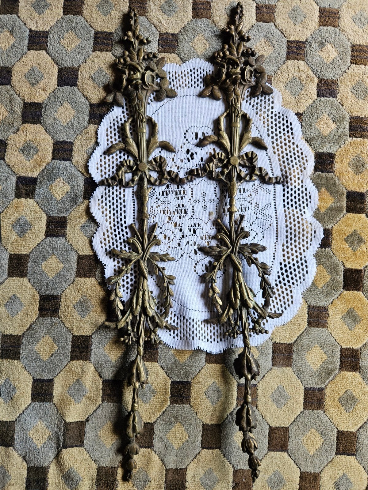 Franse Meubelappliques/Ornamenten - 50 cm, Antiek en Kunst, Ophalen