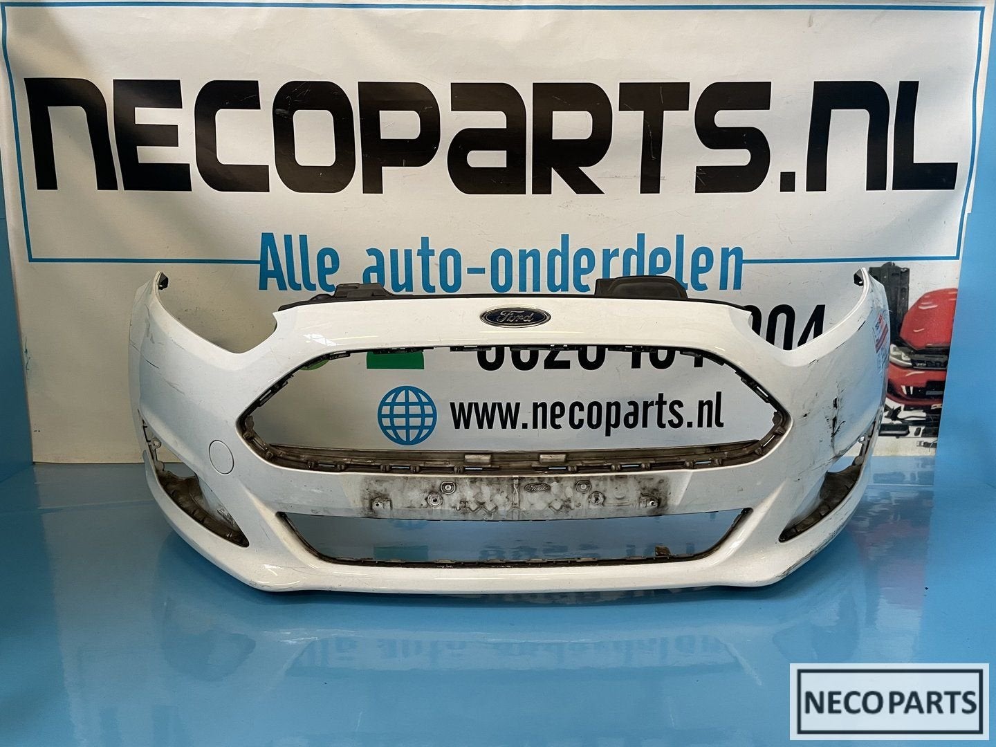 FORD FIESTA MK7 BUMPER VOORBUMPER ALLES LEVERBAAR ORIGINEEL, Gebruikt, -, -, Ophalen of Verzenden