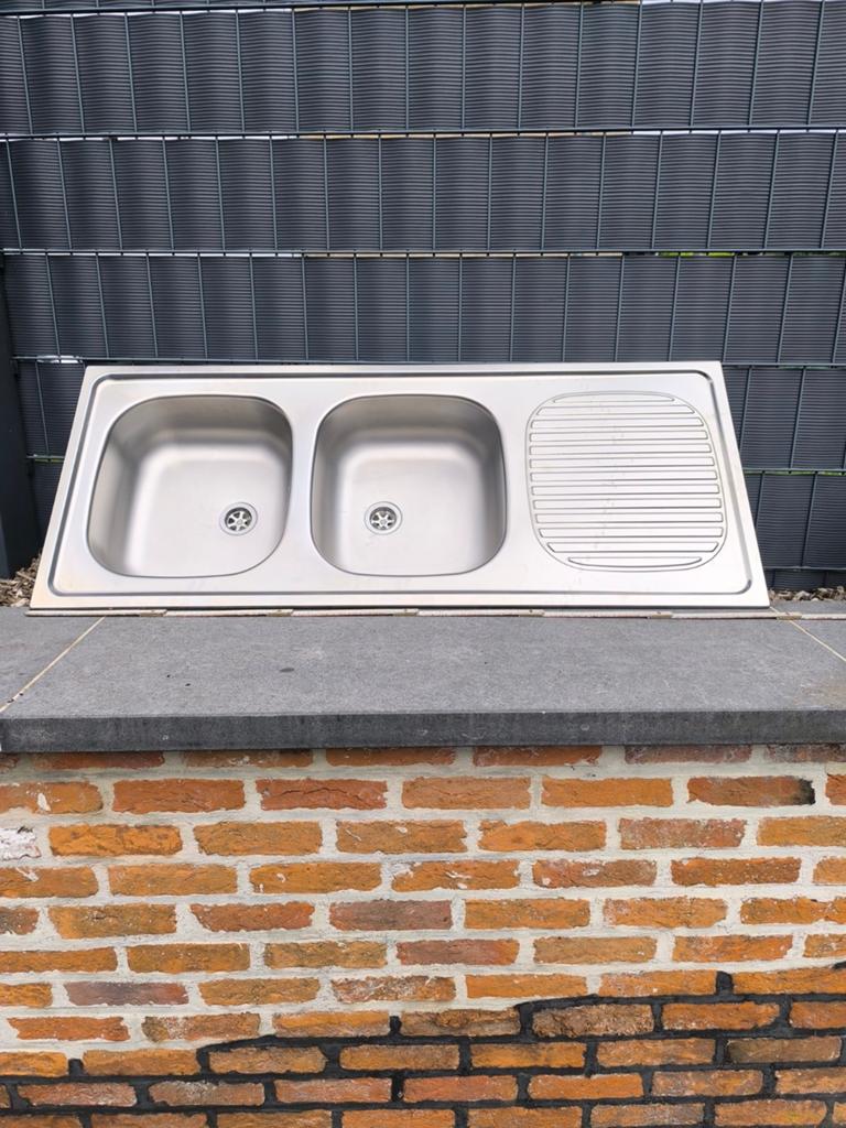 Spoelbak inox Nieuw., Huis en Inrichting, Ophalen