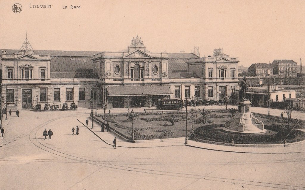 LEUVEN -  Het Station, Envoi, Non affranchie, Brabant Flamand