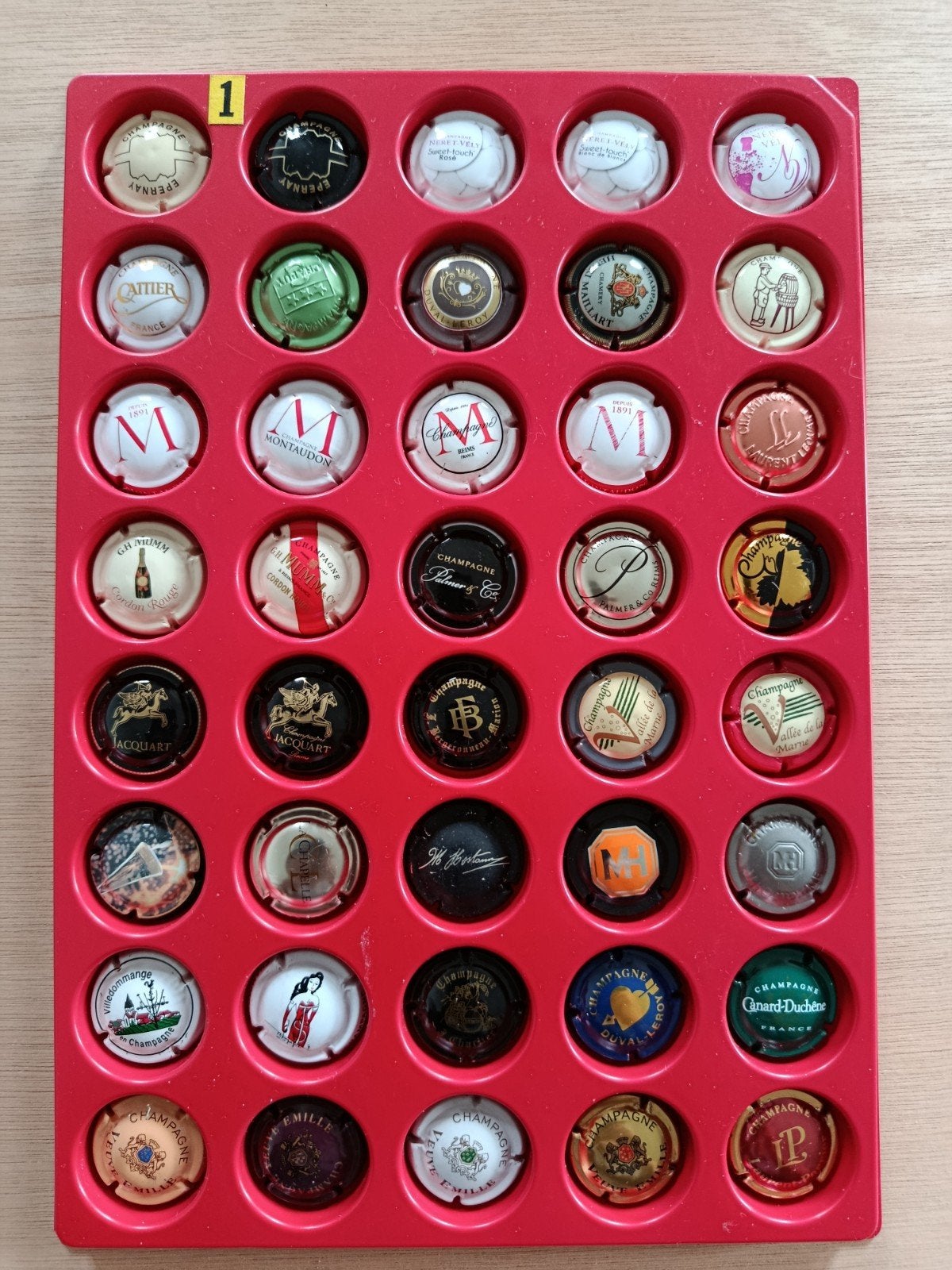 Champagne capsules, Verzamelen, Ophalen
