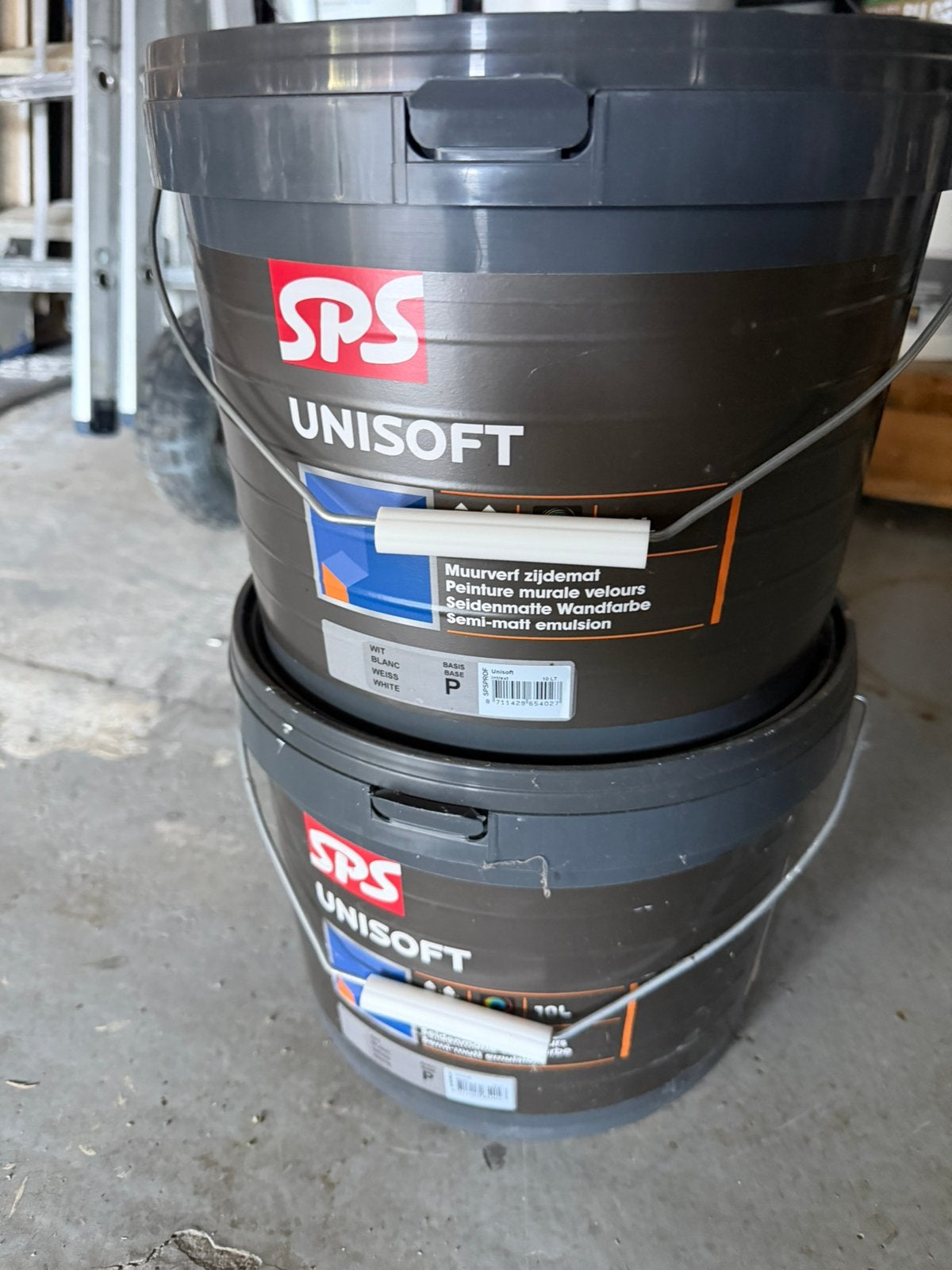 SPS UNISOFT verf - RAL 9016, Doe-het-zelf en Bouw, Ophalen, Nieuw, Wit, Verf