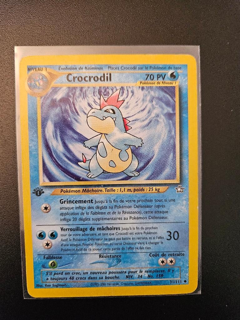 Crocrodil 31/111 Neo Genesis 1e Edition, Hobby & Loisirs créatifs, Jeux de cartes à collectionner | Pokémon, Envoi, Comme neuf