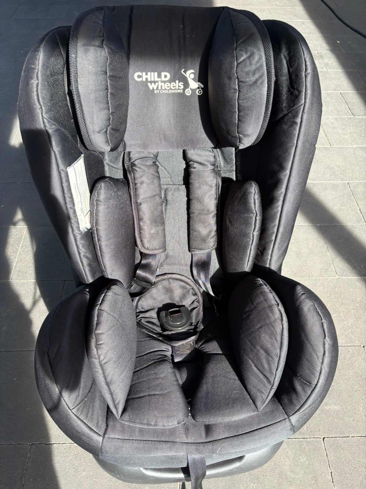 Autostoel child wheels, Enfants & Bébés, Enlèvement, Comme neuf, 0 à 18 kg, Ceinture de sécurité
