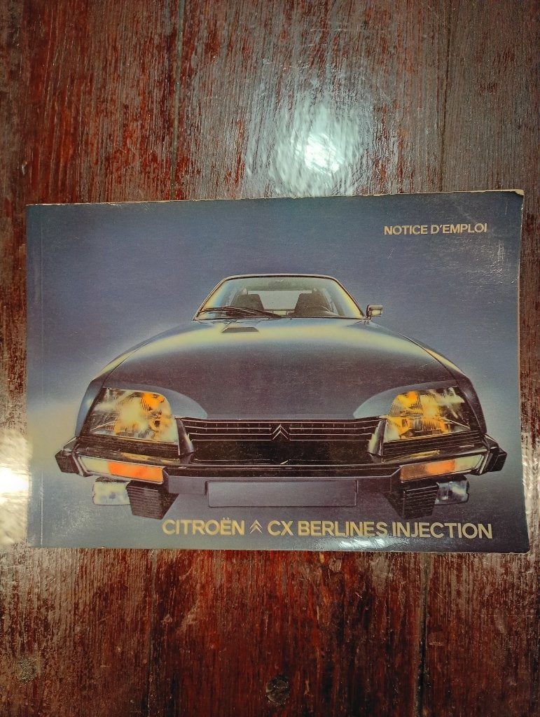 Notice d'emploi Citroën CX berline injection série 1, Enlèvement ou Envoi
