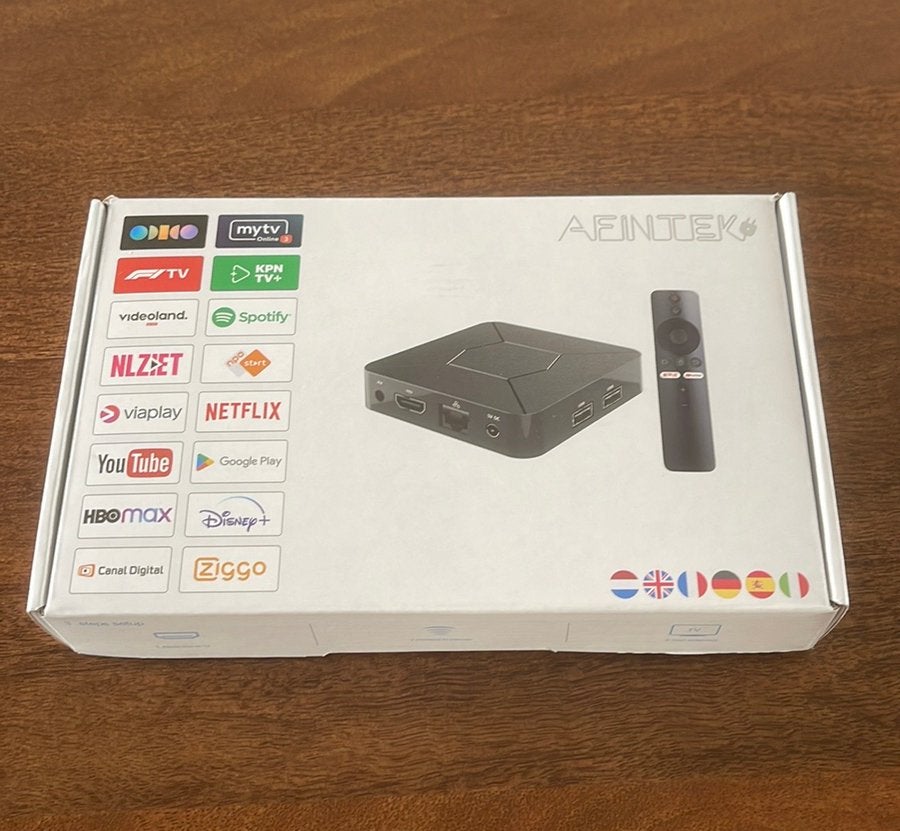 AFINTEK Smart TV Box4K - AndroidTV - Nouveau - Avec garantie, Enlèvement ou Envoi, Neuf, HDMI