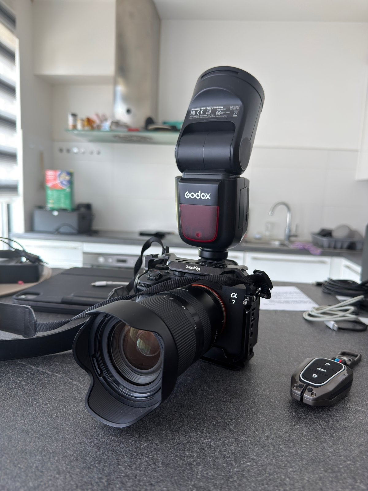 Sony a7 4 incl alle toebehoren, Audio, Tv en Foto, Ophalen, Zo goed als nieuw, Camera, Sony