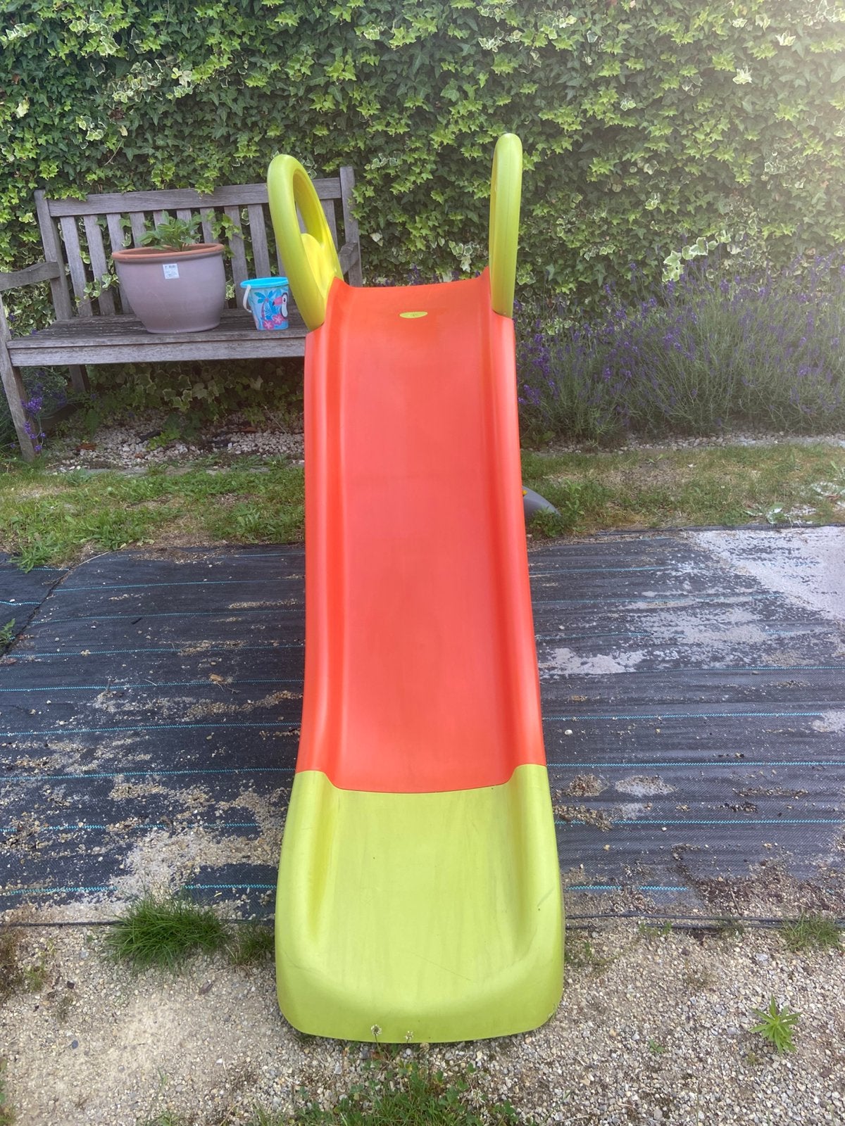 Glijbaan Smoby met wateraansluiting, Ophalen, Zo goed als nieuw, Glijbaan
