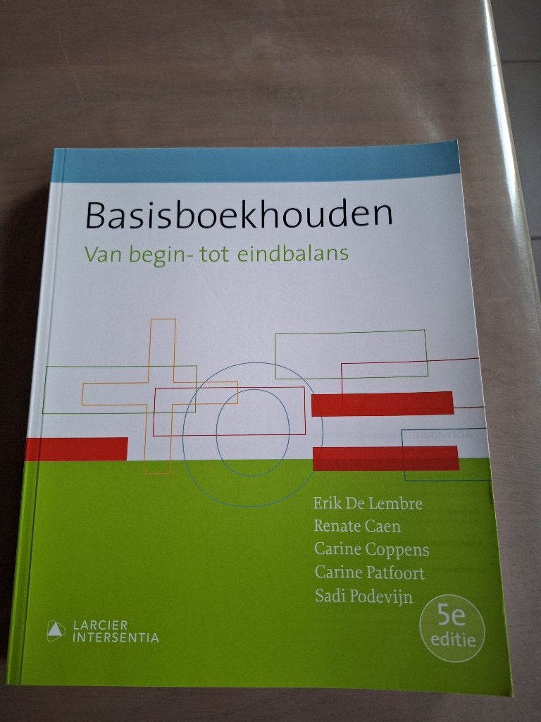 Basisboekhouden - Van begin- tot eindbalans, Boeken, Ophalen of Verzenden, Zo goed als nieuw