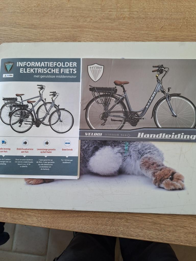 Elektrische fiets veloci, Ophalen