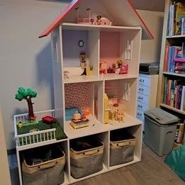 Uniek houten barbiehuis, Ophalen, Poppenhuis