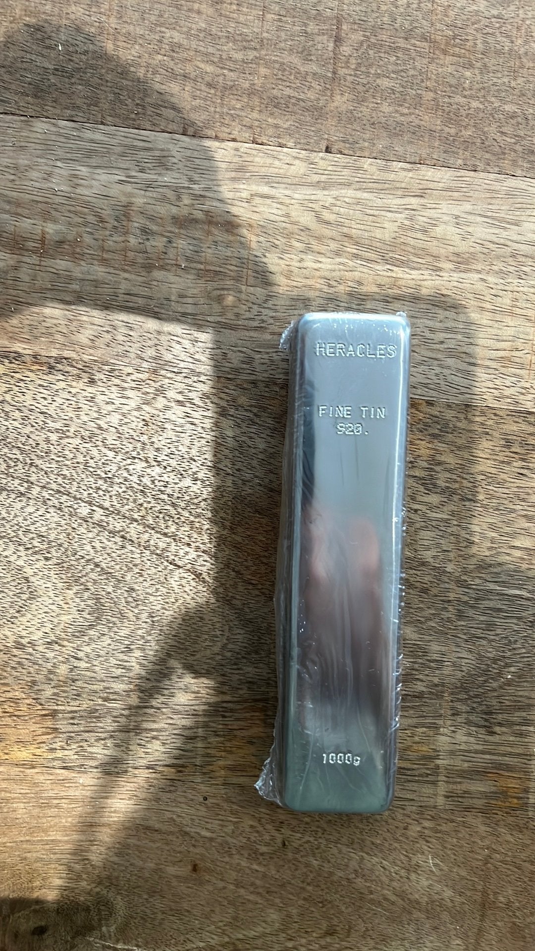 Lingot 1 kg Etain 920% thermofilme, Enlèvement ou Envoi