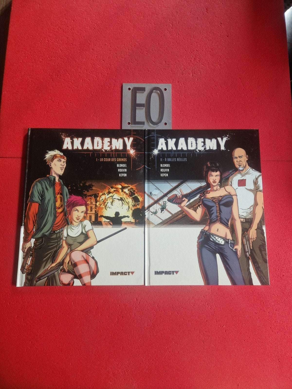 lot de 2 bd akademy 1 et 2,EO, Enlèvement ou Envoi