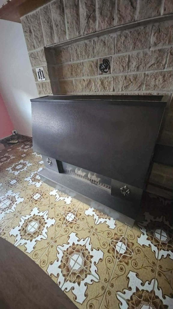 Poele à  gaz, Bricolage & Construction, Enlèvement, Utilisé, 60 à 150 cm, Poêle