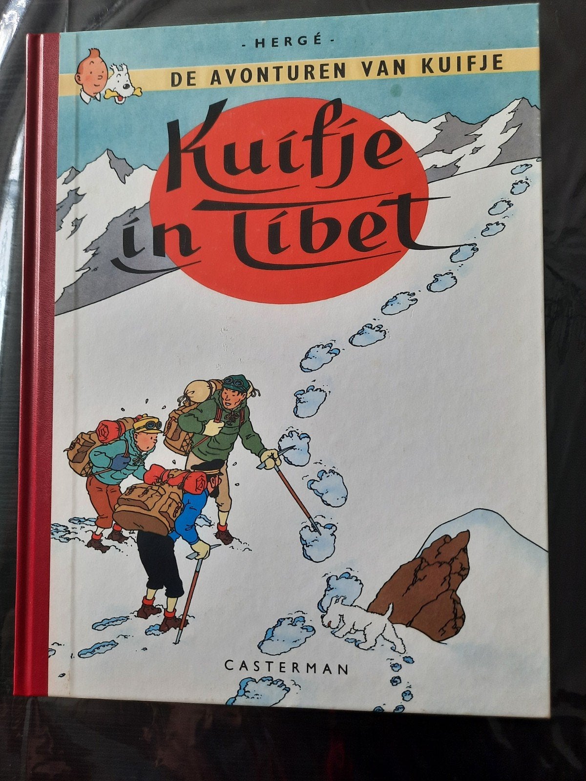 de avonturen van kuifje in tibet, Boeken, Stripverhalen, Eén stripboek, Ophalen of Verzenden, Zo goed als nieuw, Casterman
