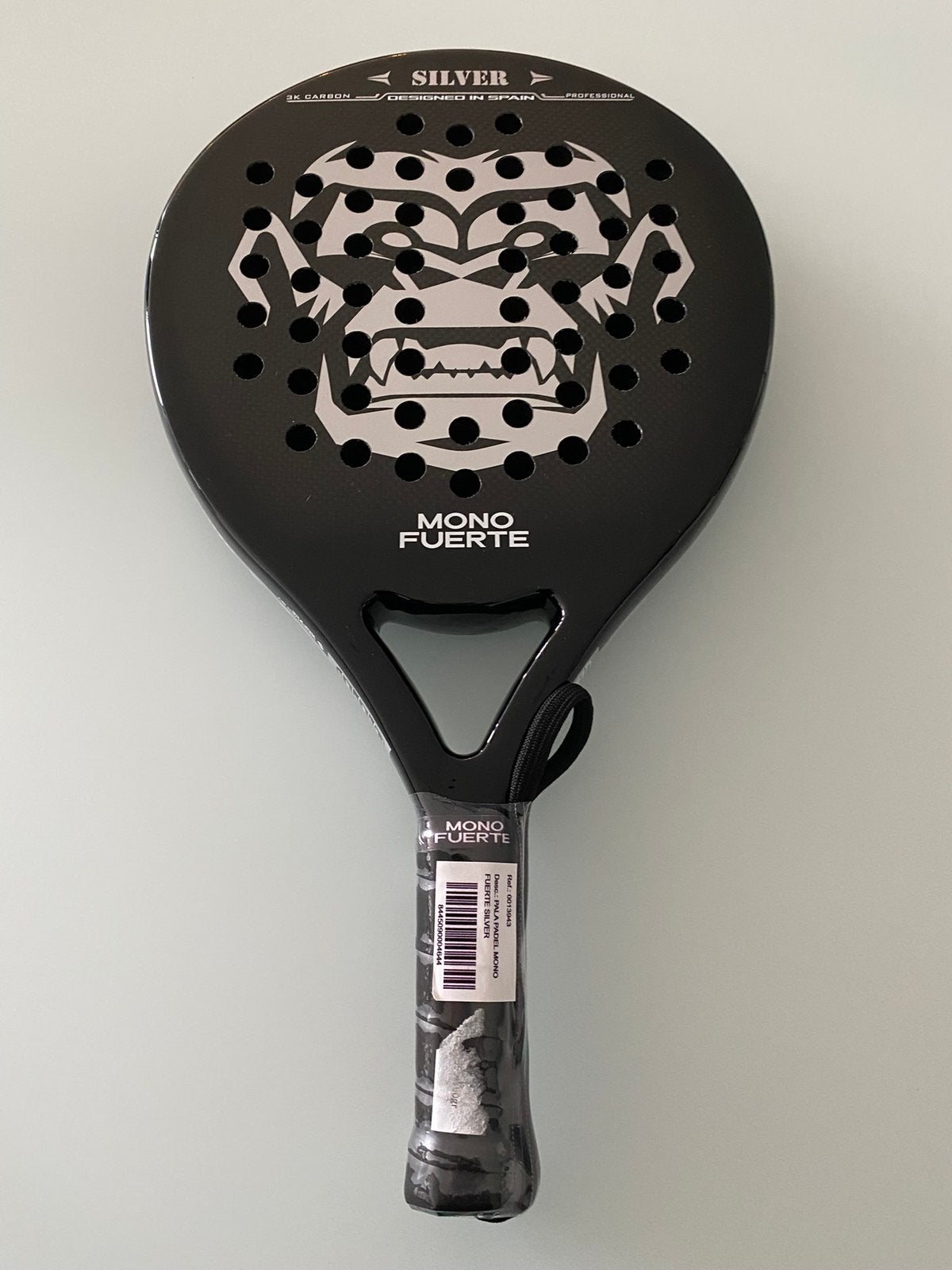 Gloednieuw racket padel Mono Fuerte silver in verpakking, Enlèvement ou Envoi, Neuf, Raquette de padel