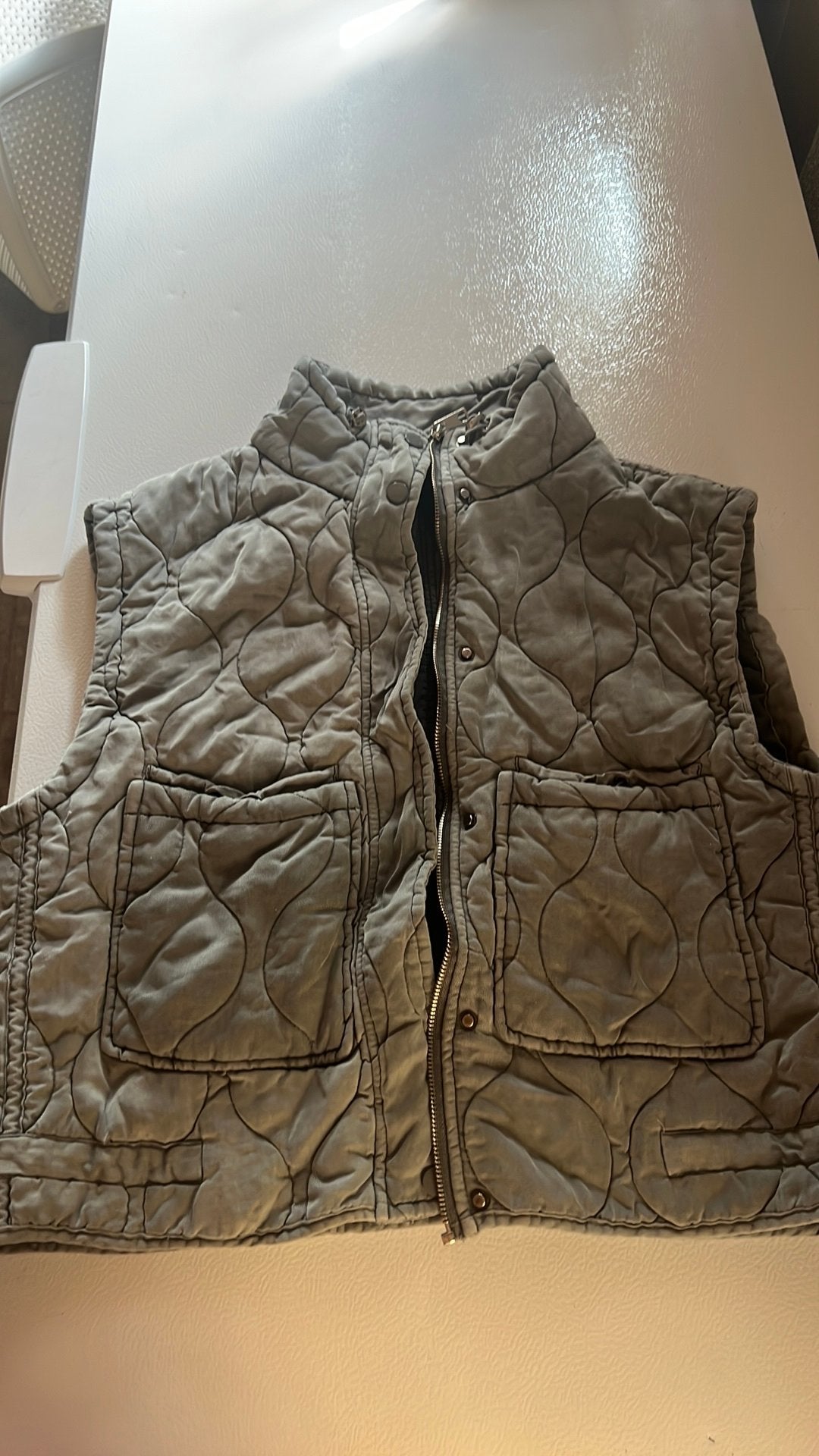 Bodywarmer zara drip, Kleding | Dames, Bodywarmers, Ophalen, Zo goed als nieuw, Maat 36 (S)