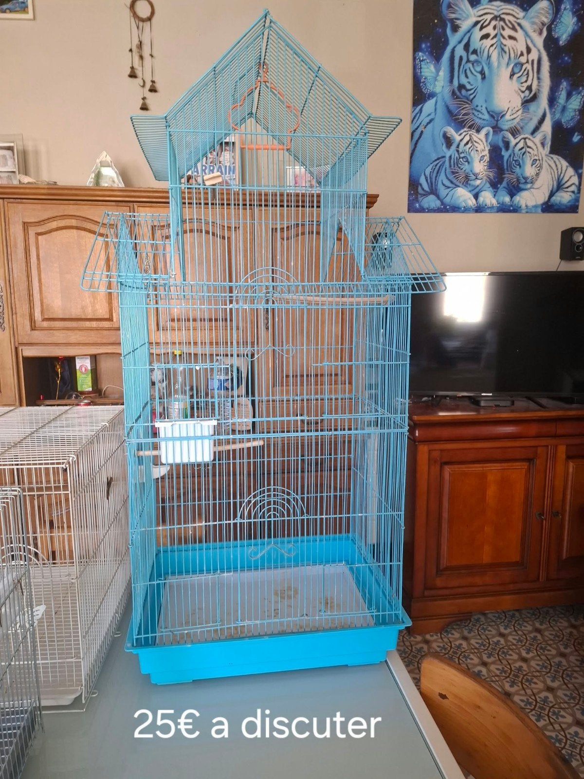 cage a oiseaux, Enlèvement, Utilisé